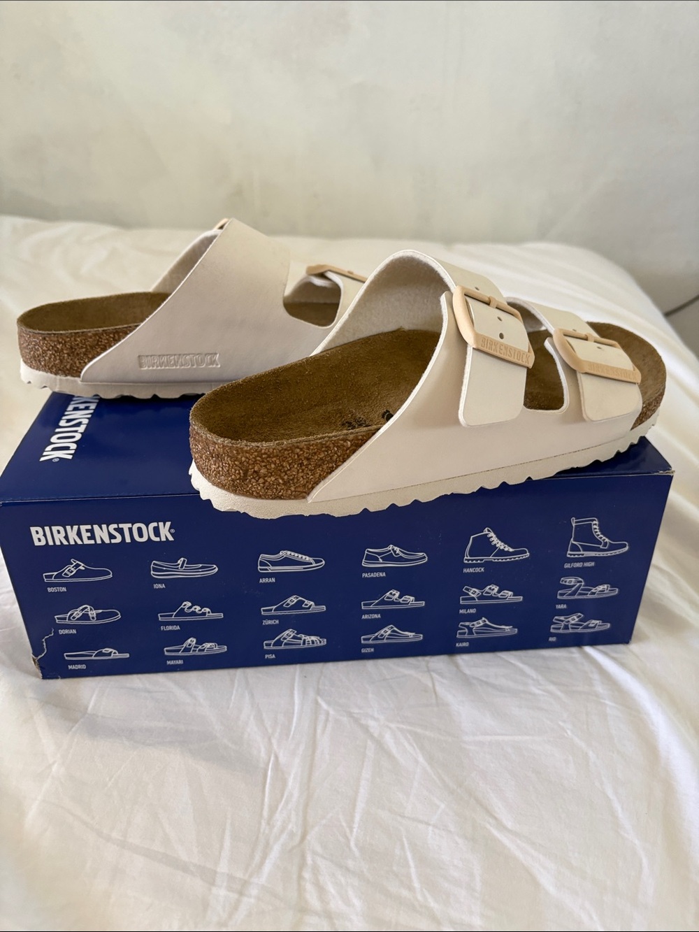 Birkenstock  Arizona Pale Pink Dual-Buckle Sandal